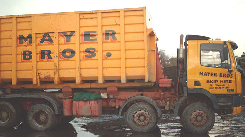 Large Roll on Roll off Skip